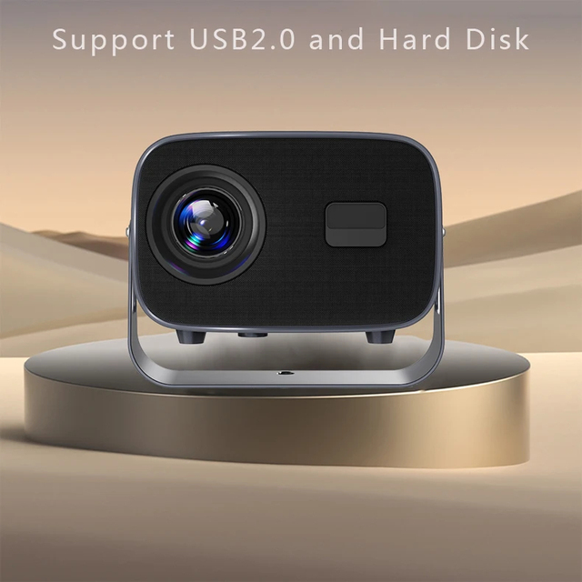 New Arrival A10 Smart Dual WIFI Projector Android Portable Mini Cinema Flexible Outdoor 200 Lumen 1080P LED LCD Projector Office