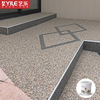 Peinture industrielle OEM/ODM à base d'eau pour revêtements liquides, granit, sols en pierre, murs, piscines, marquage routier, haute dureté, double application