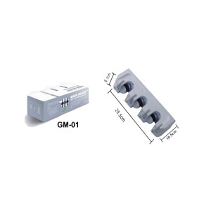 Estante <span class=keywords><strong>para</strong></span> cepillos de plástico ABS montado en la pared de 5 posiciones, organizador de cocina, soporte <span class=keywords><strong>para</strong></span> fregona, colgador de almacenamiento PS <span class=keywords><strong>para</strong></span> el hogar conveniente - Product Image 3