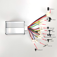 Contrôleur sans balais DC 36V/48V/24V 1000W pour trottinettes électriques, vélos électriques, motos et fauteuils roulants électriques
