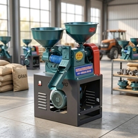 Machine agricole combinée pour le décorticage et le polissage du riz, décortiqueuse de paddy, moulin à maïs, pré-nettoyeur + décortiqueuse + polisseuse