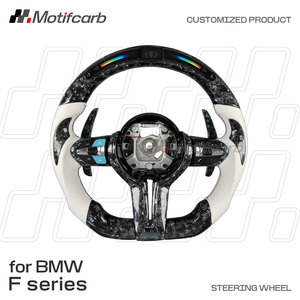 Volante de Fibra de Carbono Forjado Personalizado para BMW 330i 440i M2 M3 M4 M5 M6 F10 F30 X3 X5 F15 F16 F18 Serie F 2010-2018 - Product Image 2