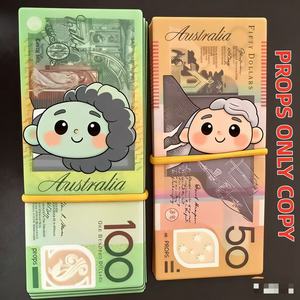 100 Pezzi/Sacchetto di Banconote Australiane Finte da 50 e 100 AUD con Finestra Trasparente per Film, Musica, Feste e Giochi - Product Image 1