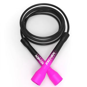Cuerda para Saltar de Velocidad de PVC de 5mm/6mm con Logotipo Personalizado, Gradiente Colorido y Pesado para Entrenamiento Fitness y Ejercicio - Product Image 6