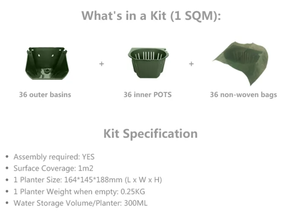 Maceta <span class=keywords><strong>de</strong></span> PP montada en la pared <span class=keywords><strong>de</strong></span> un bolsillo para jardinería, maceta decorativa <span class=keywords><strong>de</strong></span> <span class=keywords><strong>1</strong></span> <span class=keywords><strong>metro</strong></span> cuadrado, maceta <span class=keywords><strong>de</strong></span> jardín Vertical artesanal, Kit vertical <span class=keywords><strong>de</strong></span> greenwall - Product Image 4