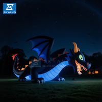 Sculpture géante de dragon gonflable Publicité commerciale Décoration Accessoires de scène