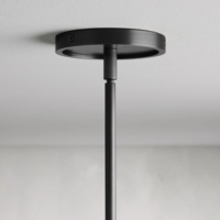 Table à manger personnalisée Rhodes 28 lustre rond en tissu suspension simple pour salon ferme moderne
