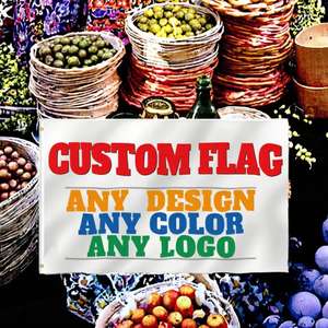 Drapeau en polyester imprimé numériquement de haute qualité 3*5 pieds, motif personnalisable, adapté aux événements et à une utilisation promotionnelle. - Product Image 3