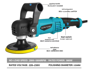 Meuleuse d'angle hydraulique Moyi, moteur sans balais, batterie non rechargeable, portable, 110V-220V, outil pour usage domestique, <span class=keywords><strong>clé</strong></span>, tampon en <span class=keywords><strong>laine</strong></span>, ponçage - Product Image 3