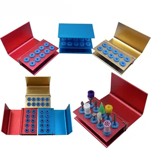 Boîte de désinfection dentaire autoclavable à 10 trous pour fraises dentaires à haute et basse vitesse - Product Image 1