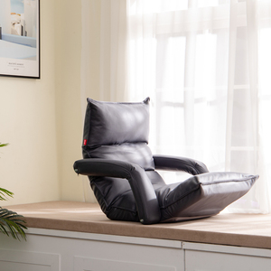 Vải hiện đại có thể gập lại bọt cao thoải mái dễ dàng chăm sóc duy nhất Tatami ghế sofa ngả phòng ngủ bay cửa sổ ban công giải trí - Product Image 1