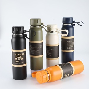 Grande capacità logo personalizzato 800/<span class=keywords><strong>1000ml</strong></span> in acciaio inox bottiglia di acqua sottovuoto Thermos Thermos con la corda - Product Image 6