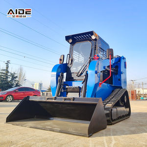 شحن مجاني لودر أمامي صغير ذو عجلات انزلاقية 3 طن و4 طن بنظام الزحف للاستخدام في البناء للبيع - Product Image 6