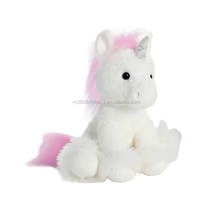 Embroidery Customized White Plush Unicorn Toy Unicorn Baby Stuffed Animal Toy Stuffed Plush Animals