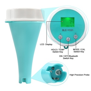 Alat Ukur Kualitas Air Digital 6 in 1 ~ pH / EC / TDS / ORP / CL / Pengukur Suhu dengan Aplikasi Bluetooth dan Layar LCD - Product Image 4