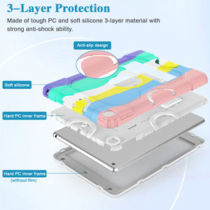 ที่กําหนดเองสีAnti-Dropซิลิโคน + Hard PCสําหรับiPad 10.2 9th Gen 2019/2020/2021 สําหรับหญิงผู้<span class=keywords><strong>หญิง</strong></span> - Product Image 2