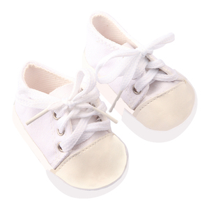 أحذية دمى أمريكية مقاس 18 بوصة رائجة البيع، أحذية دمى عصرية من البي في سي بألوان متعددة وقماش صلب - Product Image 6