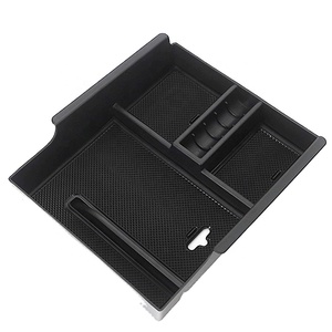 Vtear For Toyota ALPHARD VELLFIRE accessories car storage box center console container holder tray tray padlet clapboard automobile