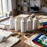 Warna-warni Berbasis Air untuk Printer Digital Printing Model W53 13 Inch