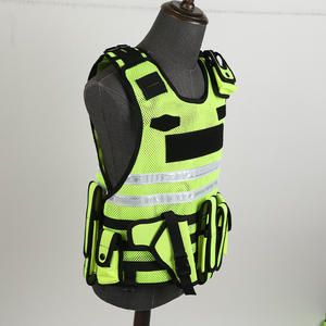 سترة تكتيكية مرورية خفيفة الوزن عالية الجودة لدوريات الأمن شرائط عاكسة للتدريب على السلامة إكسسوارات واقية - Product Image 2