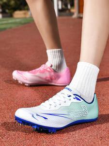 Chaussures de piste en acier à 7 pointes professionnelles printemps/été <span class=keywords><strong>pour</strong></span> la course de vitesse et le saut en longueur - Product Image 4