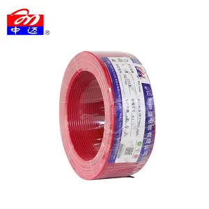 Copper Cable Electrical Wire High Quality Single Core Wire Price 1.5mm 2.5mm PVC Insulated