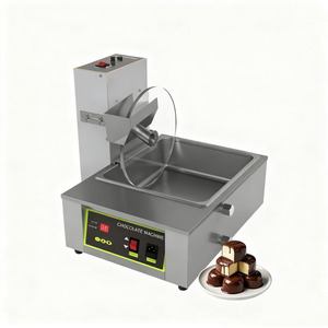 Electric Chocolate Melter <b>Machine</b> Tabletop Chocolate Dipping Coating <b>Machine</b> for Donut <b>Biscuit</b> Desserts - Product Image 2