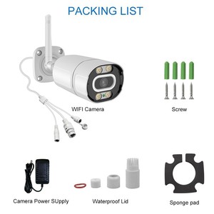 Caméra bullet sans fil extérieure ICSee Dual-Light Full-Color 2MP avec WiFi et prise en charge de la carte Micro SD - Product Image 5