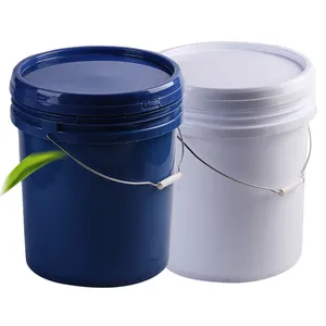 Bucket 20l High Quality 20L 30L 35L Glue Paint Plastic Bucket PP Bucket 5 Gallon Pail With Plastic Handle Lid