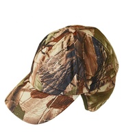 Casquette plate en polyester camouflage personnalisée, chapeau de pêche camouflage, équipement de baseball pour hommes