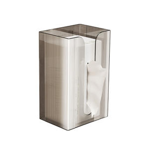 กล่องกระดาษทิชชู่แบบติดผนังทรงสี่เหลี่ยมไม่ต้องเจาะห้องน้ำที่ใส่กระดาษทิชชู่อเนกประสงค์ - Product Image 5
