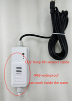 Contrôleur de serre Wifi, capteur de CO2 NDIR, moniteur de qualité de l'air mural, contrôleur de CO2, de température et d'humidité