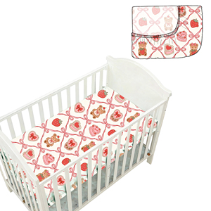 Ropa <span class=keywords><strong>de</strong></span> Cama Infantil Zhengpai, Personalizada, Transpirable, <span class=keywords><strong>de</strong></span> Bambú Orgánico, Ajustable <span class=keywords><strong>para</strong></span> <span class=keywords><strong>Cuna</strong></span> - Product Image 6