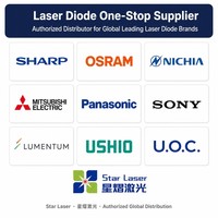 Diode laser rouge SHARP GH06610A2KC 660nm 10mW TO-56 avec moniteur PD pour affichage de code-barres par capteur