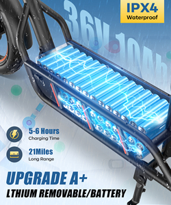 Entrepôt américain, scooter électrique à suspension avant de 14 pouces, <span class=keywords><strong>stock</strong></span> américain, 36V 10ah, vente en gros d'usine, le moins cher, pliable, portable pour adultes - Product Image 4