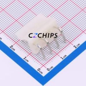 5.08-4AWT Wire-to-Board Pin Header Bent Lead Through Hole,P=5.08mm Connector 1x4P 5.08mm Right Angle Insert 4P - Product Image 2