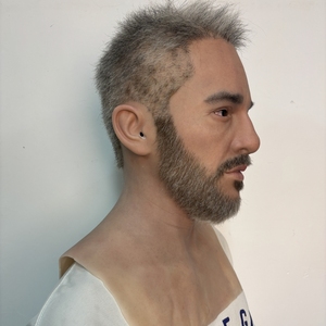 Máscara Realista de Látex Suave con Rostro Humano de Celebridad, Máscara de Goma para Fiesta, Máscara de Silicona Artificial para Hombre, Máscara Completa para Carnaval - Product Image 1