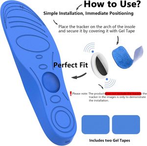 Semelles intérieures de chaussures OEM avec suivi GPS intégré pour AirTag, pour enfants et seniors - Product Image 5