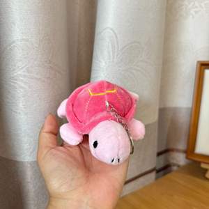 لطيف صغير لينة كاواي حقيبة الظهر قلادة سلحفاة الحيوان محشوة دمية أفخم سلسلة مفاتيح سلحفاة أفخم المفاتيح لتعزيز هدية - Product Image 4