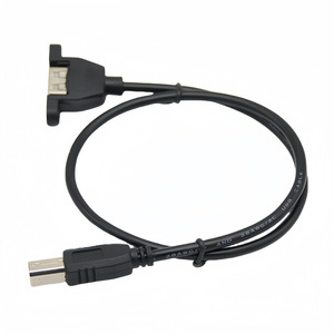<b>Usb</b> <b>Printer</b> Port To <b>Usb</b> Female Extension <b>Cable</b> With Ear Screw Holes Data <b>Cable</b> - Product Image 1