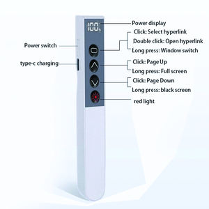 Présentateur sans fil RF 2,4G, télécommande, pointeur laser, distance de contrôle de 200 m, <span class=keywords><strong>batterie</strong></span> au lithium rechargeable pour les réunions - Product Image 4