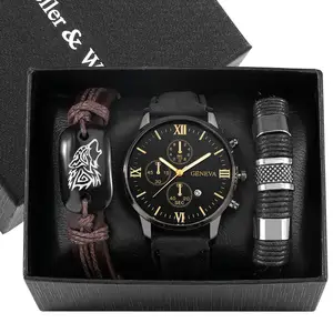 3pes gift box set business designer watches for men