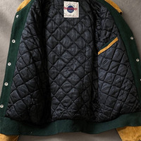 Veste en daim brodée personnalisée DCY pour homme, style streetwear, col montant, commande en gros
