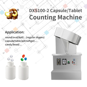 DXS100-2 petit distributeur de bureau de pilule manuel bon marché compteur de bonbons Softgel comptage comprimés Capsule Machine - Product Image 4