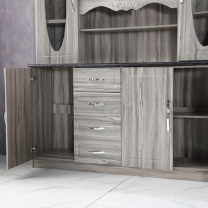 Tùy Chỉnh Tủ Bếp Cửa Chớp Cửa 1.6M Pvc MDF Tủ Bếp Kiểu Dáng Đơn Giản - Product Image 4