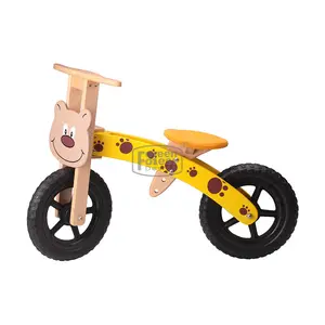 Wooden Balance For Kids Running Bike No Pedal Push Wooden Balance Bike 2 In 1