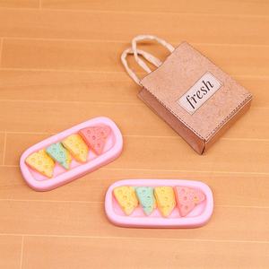 Accessoires de pâtisserie en résine pour maison de poupée miniature en 3D, simulation de nourriture, macarons, <span class=keywords><strong>dim</strong></span> sum, gâteaux, biscuits - Product Image 4