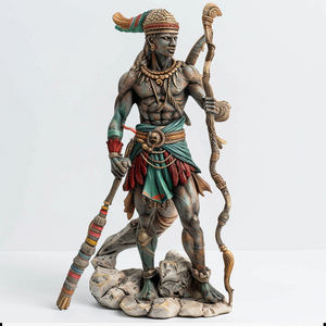 Custom Hars Griekse Godin Krijgerstandbeeld Brons - Product Image 1