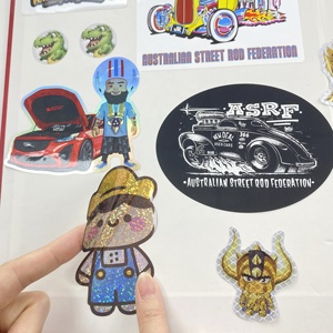 Autocollants en vinyle pour voiture, papier synthétique pour fenêtre, pare-chocs, <span class=keywords><strong>application</strong></span> de logo de marque personnalisé - Product Image 3