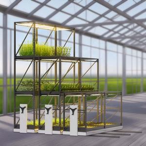 Metal Mobile Compactor High Density Movable Shelf Storage Shelving System Vertical Grow Mobile <strong>Racking</strong> for Crops - Product Image 2